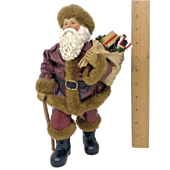 Clothtique Possible Dreams Journey to Christmas Santa VTG 1999 #15083 Cabincore - Picture 10 of 13